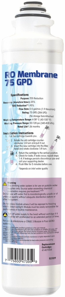 RO MEMBRANE 75 GPD