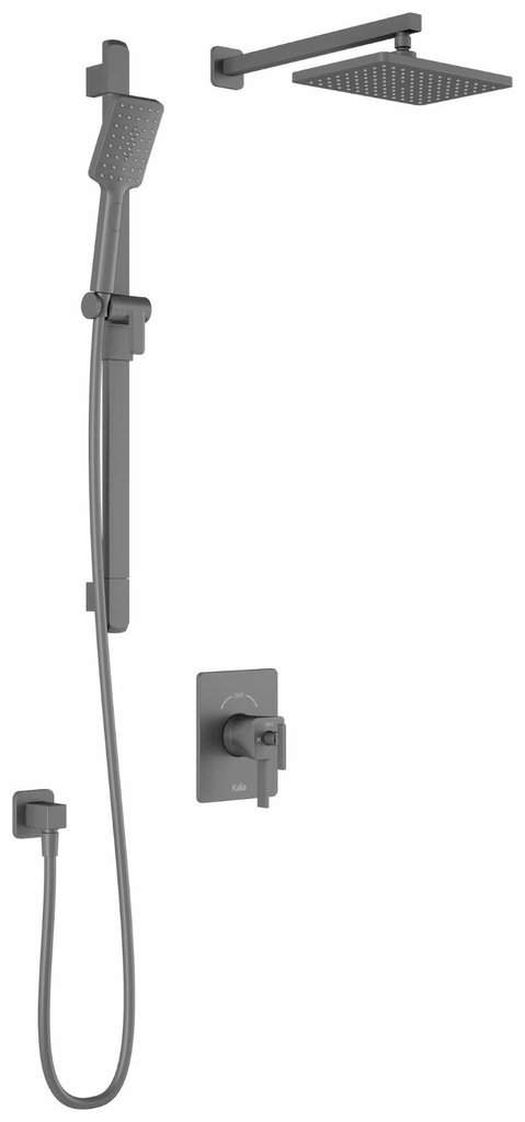 SquareOne TCD1 Thermostatic Coaxial Shower System with Wall Arm