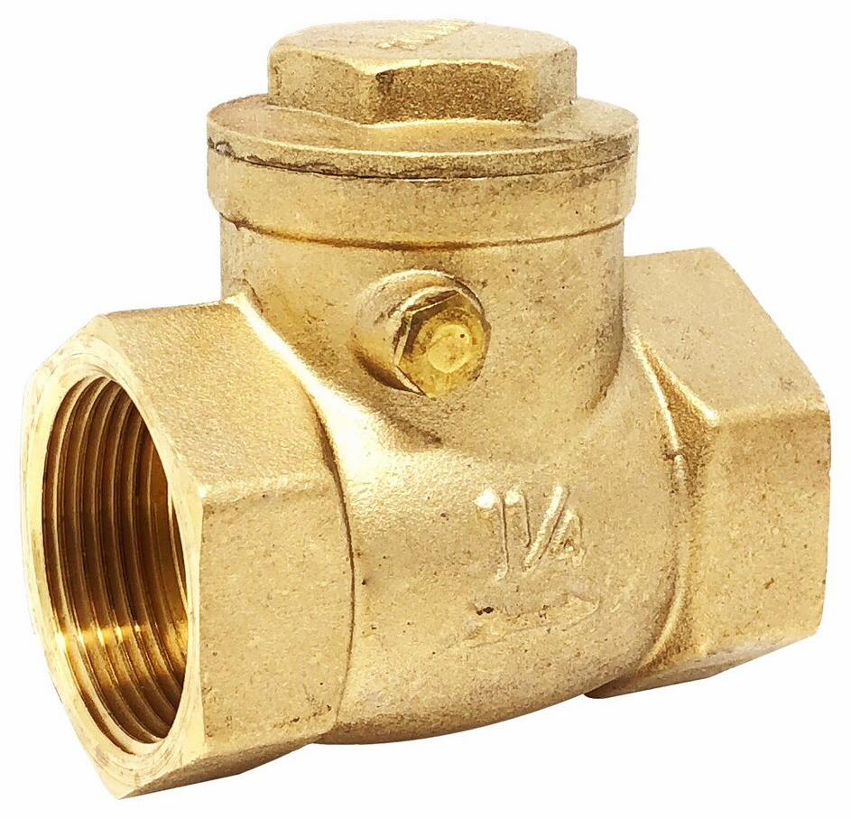 1-1/4 BRS NPT SWING CHK VALVE 200