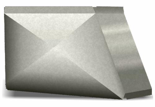 14" x 8" to 10" x 8" Duct Reducer