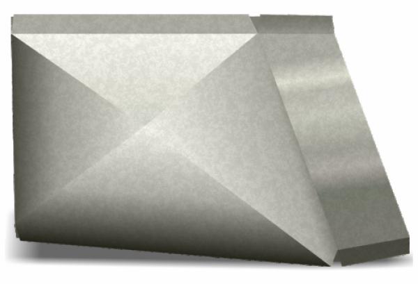 24" x 10" to 20" x 10" Duct Reducer 26ga