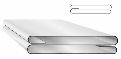 19.5" Slip Cleat 30ga (per foot)