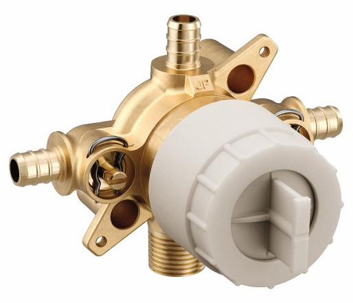 M-Core 4-Port Shower Mixing Valve with Stops - Pex