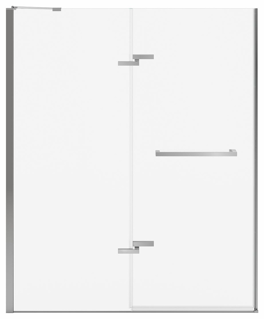 Reveal Sleek 56-59" x 71.5" Alcove Pivot Shower Door