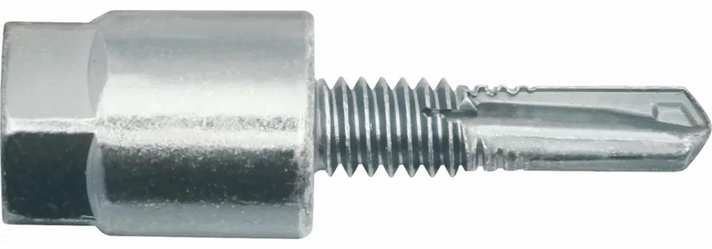 HangerMate Vertical Mount Screw for Steel, 3/8" Rod, 0.06"-0.25" Flange