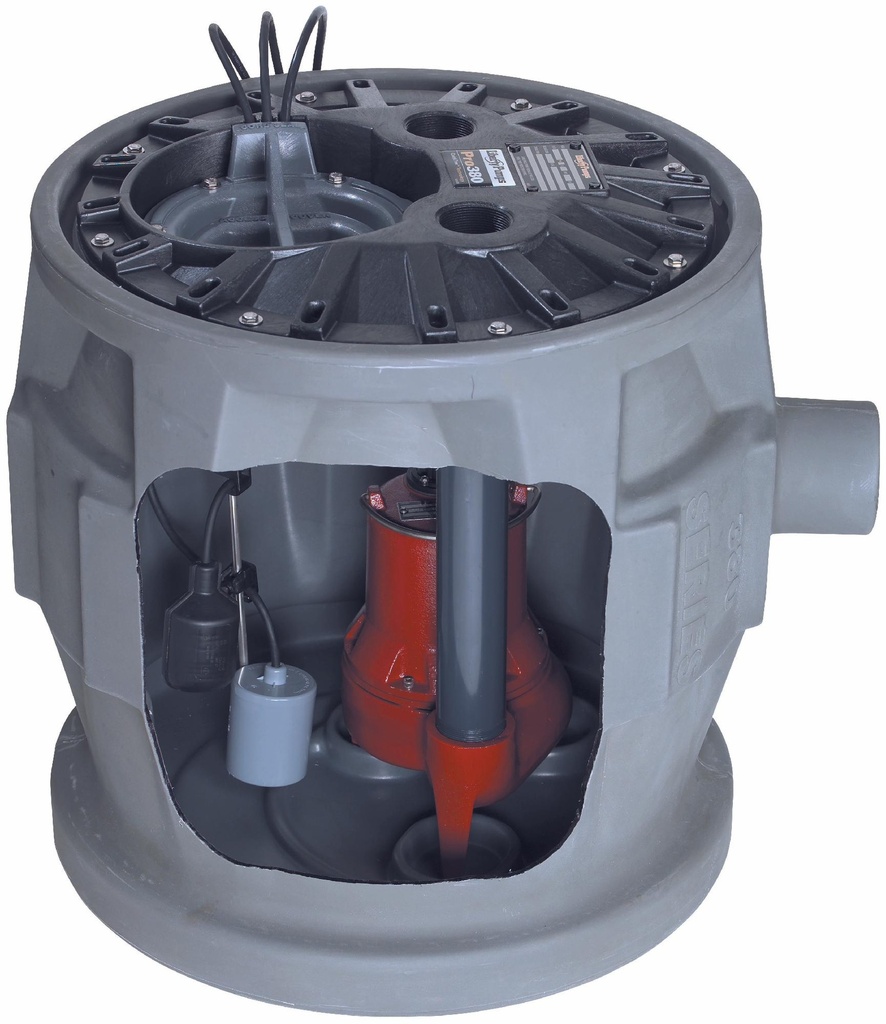 4/10 HP 1-Phase 115V Simplex Sewage Ejector Package