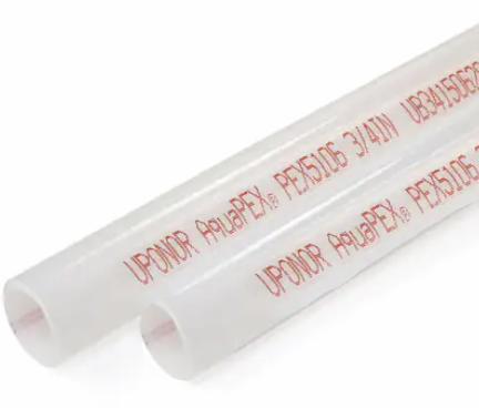3/4" Uponor AquaPEX White, Red Print, 100-ft. coil