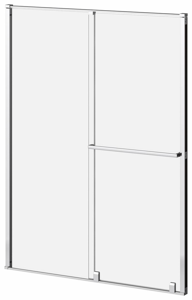 BALANCIA (Box 1 of 2) 60''x79'' Sliding Shower Door Fixed Panel for Alcove Installation