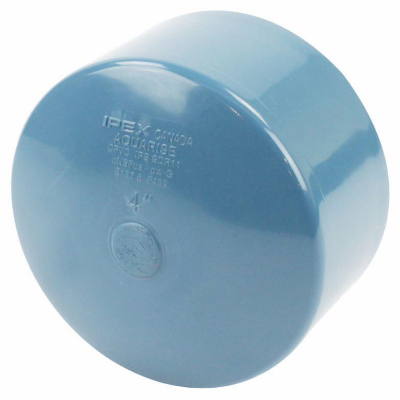 4" CPVC CAP SOC AQUARISE