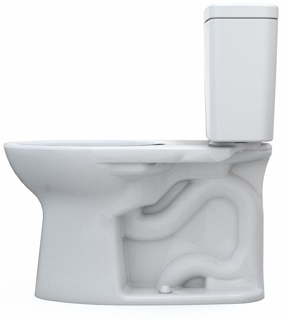 Drake Elongated 1.28 GPF 2-Piece Toilet (Less Seat)