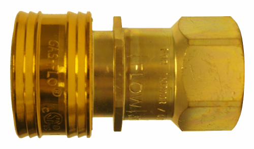 3/8 Coupler x 3/8 Female Pipe, CSA Certified