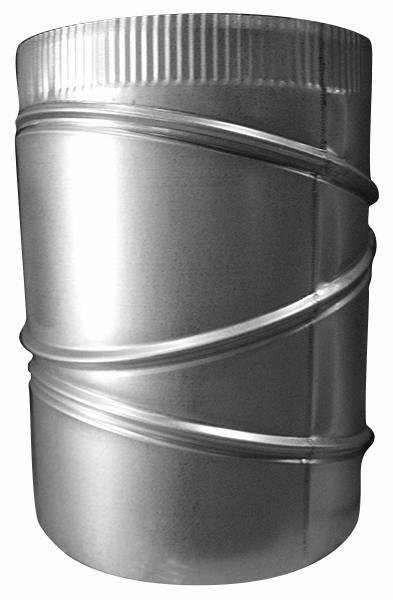 7" 90 Degree Elbow 30ga Straight Tube
