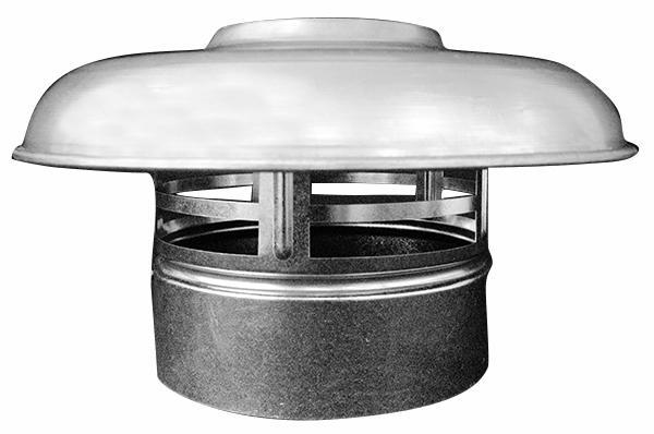 4" Rain Cap Galvanized