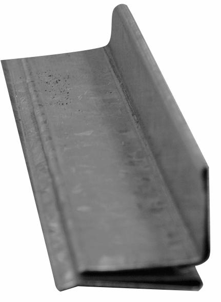 1" x 10' Standing Slip Cleat 24ga (per foot)
