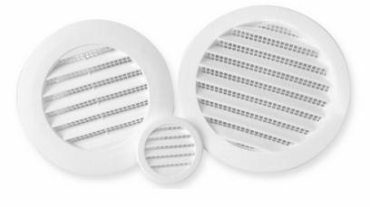 5 Round Vent - HRV Exhaust Vent / Soffit Vent
