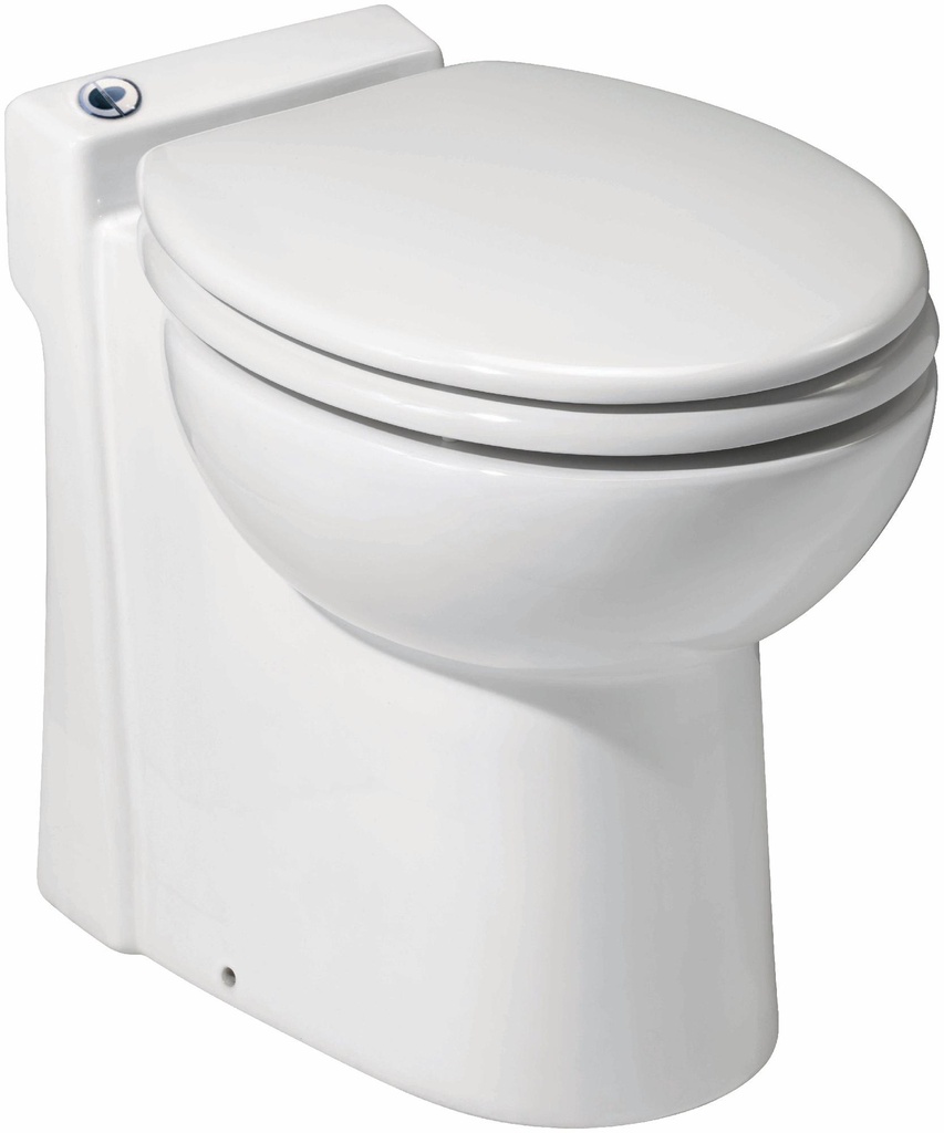 Sanicompact Dual Flush Macerating Toilet with seat
