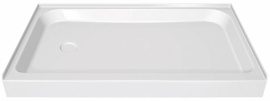 60" x 30" LH Drain Alcove Shower Base