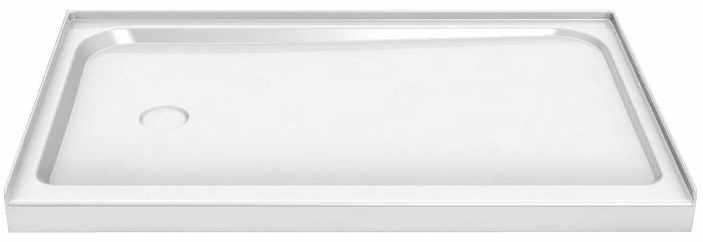 60" x 32" LH Drain Alcove Shower Base