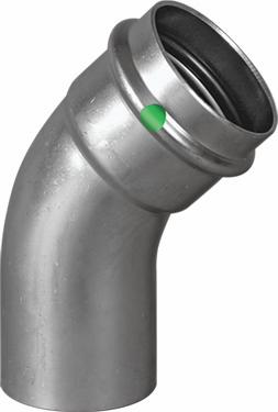 3/4 P/P STAINLESS STEEL CXFTG 45° ELBOW