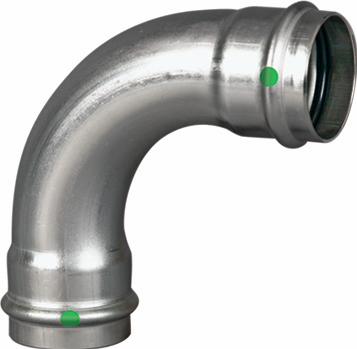 1 P/P STAINLESS STEEL CXC 90° ELBOW