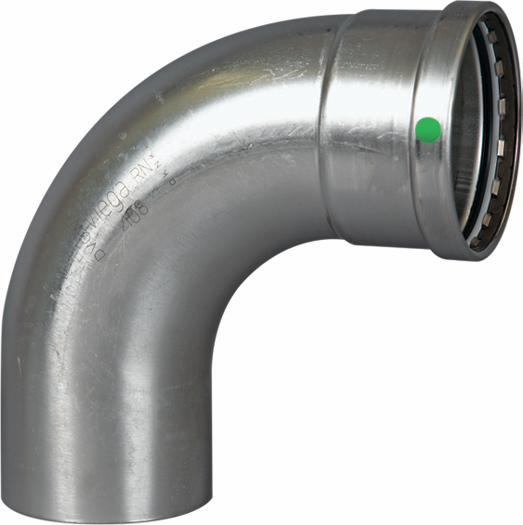 3 P/P STAINLESS STEEL CXFTG 90° ELBOW XL