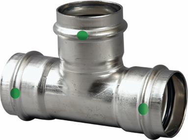 1-1/4 P/P STAINLESS STEEL TEE