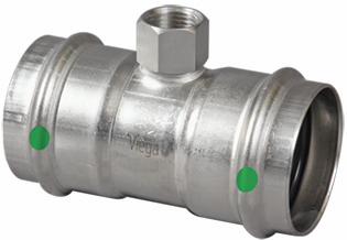 2 X2 X1 PXPXF STAINLESS STEEL TEE