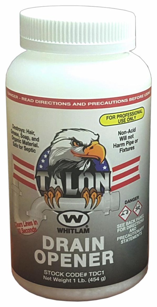 "TALON" DRAIN OPENER - 1 lb.