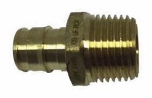 1-1/4" MIP Brass Adapter Cold Expansion F1960