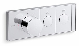 [2940219] Anthem Thermostatic Two-Outlet Recessed Valve Control Panel Trim