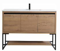 [2547850] Selby 48" x 18" 2-Door Vanity with Metal Base (Cabinet Only)