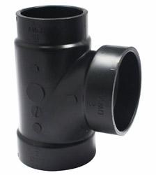 [7629909] ABS DWV 2X1 1/2X2" SAN TEE HXHXH BLK