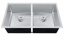 [4425200] 2 Bowl 10mm Radius Undermount Sink with Flush Divide