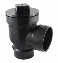 [7629928] ABS DWV 3" 90D BWV W/ THRD PLUG HXH BLK