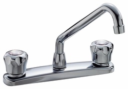 [3069371] Kitchen Faucet with Fluted Handles