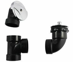 [7590040] ABS Lift & Turn Waste & Overflow Convertible Kit