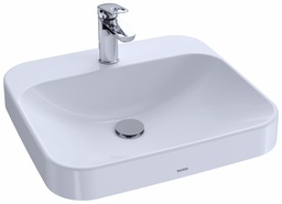 [1061583] Arvina 20" x 18" Rectangular Bathroom Vessel Sink with Overflow (less Drain)