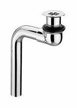 [7549076] 2-Piece Open Grid Offset Bathroom Sink Drain with Overflow