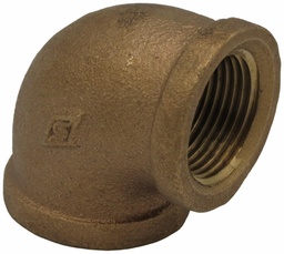 [7100009] 2 FIP 90 ELBOW THREADED BRONZE - LEAD FREE