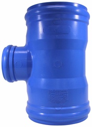 [7670980] 8"x6" PVC TEE CIOD DR18 BxBxB BLUE BRUTE