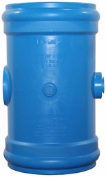 [7671190] 6"x2" PVC TAPPED COUPLING CIOD DR18 BxBxAWWA BLUE BRUTE