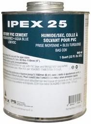 [7999924] 473ml Ipex 25 PVC Wet/Dry Cement Aqua Blue