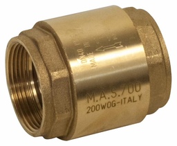 [6034005] 012-51026 MAS 700-LF 1/2 400WOG BRS-LF NPT INLINE SPRING CHK