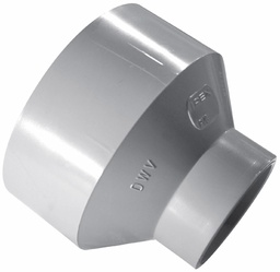 [7583946] 6"x4" PVC DWV COUPLING HxH SYSTEM XFR