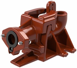 [1584195] Guide rail base, cast iron w/ integral ball check valve - fits LSG-Series Pumps