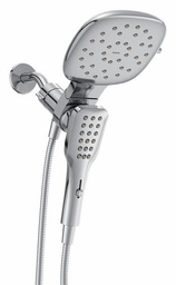 [5942170] Verso Square Shower Head and Hand Shower Combo with Infiniti Dial and Magnetix Dock