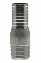 [7661690] ZPMA-050 - '1/2" MPT x 1/2" INS. Zinc Plated Insert Adapter'
