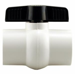[7647052] 0929S-25 - '2-1/2" Slip PVC Ball Valve Epdm Seat - Epdm Stem O-Ring'
