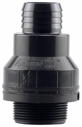 [7647311] BSC-150-B - 'SPCV - 1-1/2"MPT x 1-1/4"BARB or 1-1/2" SLIP OUTLET'