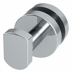 [1124300] Glass Mounted Robe Hook